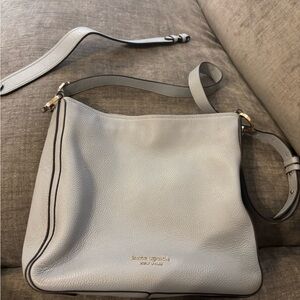 Kate Spade Light Gray Shoulder Bag